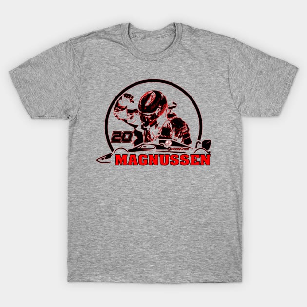 #20 Magnussen Fan Car Driver T-Shirt by Lifeline/BoneheadZ Apparel